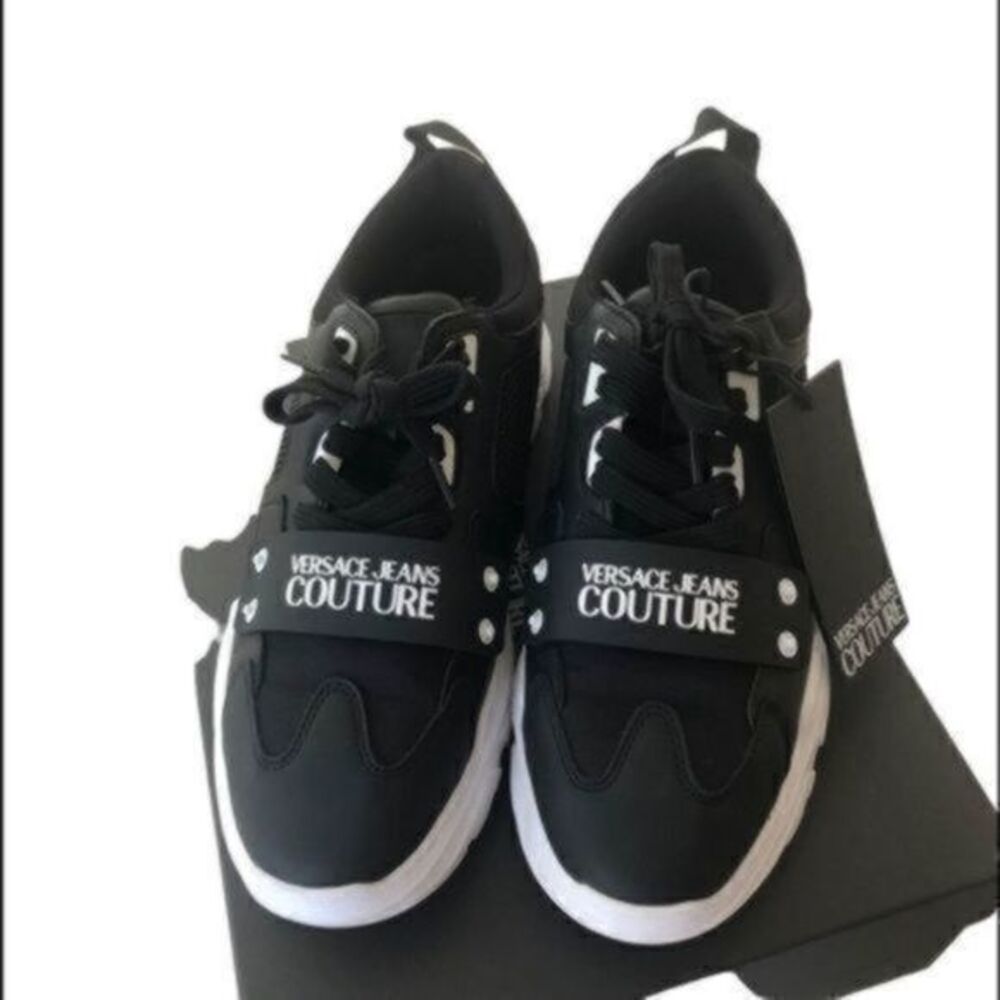 New Versace Jeans Couture chunky Lace-up Sneakers size 10.5
